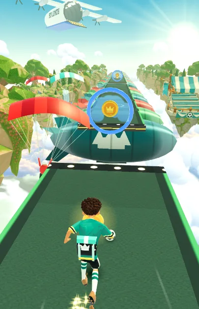 Footagent : partie dans le monde Ciel